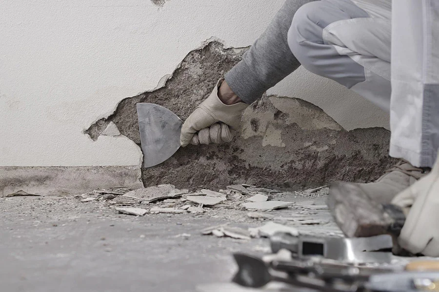 Cracked Wall and Structural Repair in Fairfax, VA